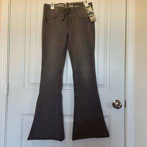 Gray parachute pants